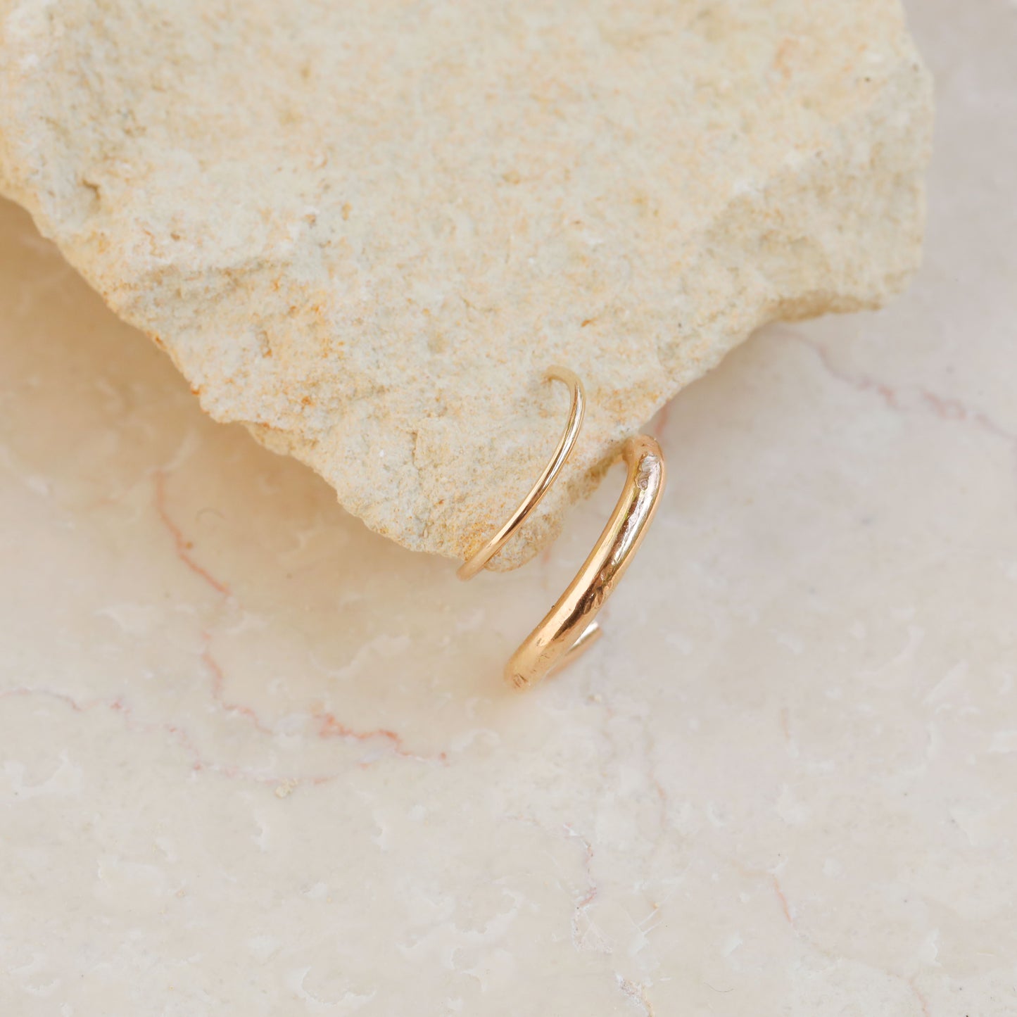 Orecchino _ Essential Double Circle