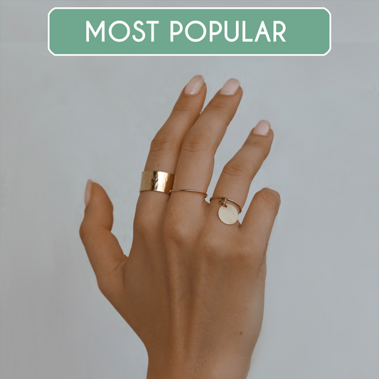 Set 3 Anelli _ Essential Band e Charm