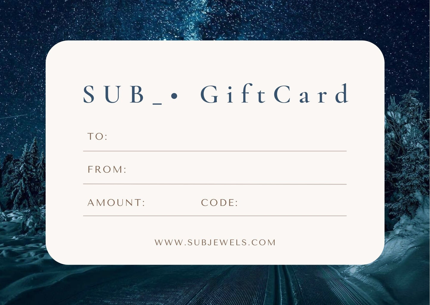 SUB_• Gift Card